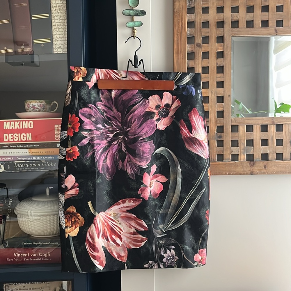 NWT J CREW Collection Dutch Floral Pencil Skirt 4